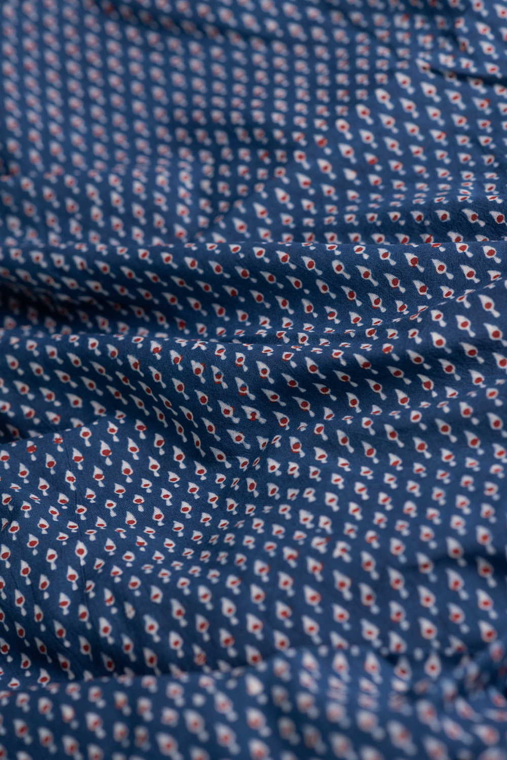 Mini Motifs - Indigo Ajrak Cotton Fabric - Image 3