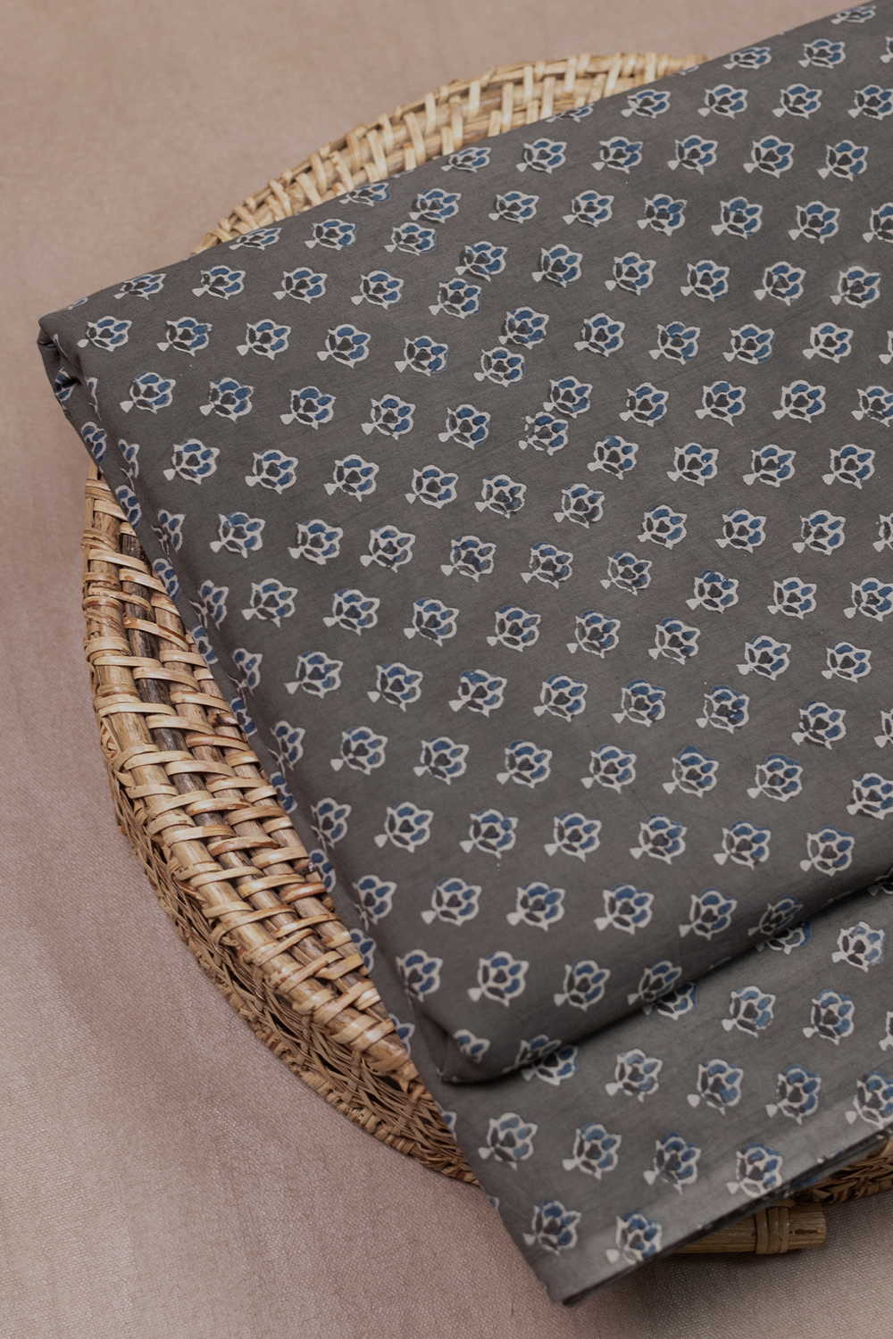 Little Motifs Ajrak Cotton Fabric - Image 3