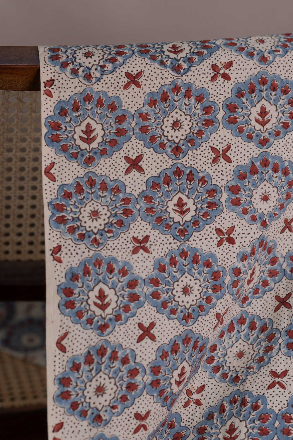 Intricate Design Ajrak Cotton Fabric