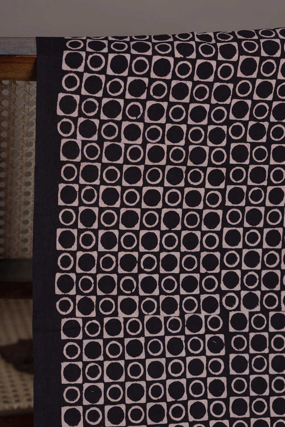 Circle Play Ajrak Cotton Fabric - Image 2