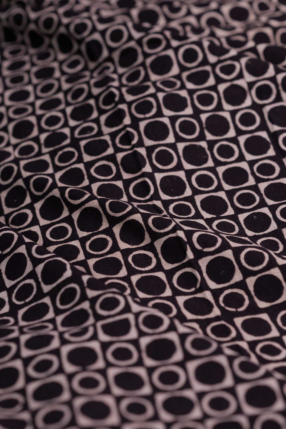 Circle Play Ajrak Cotton Fabric - Image 3