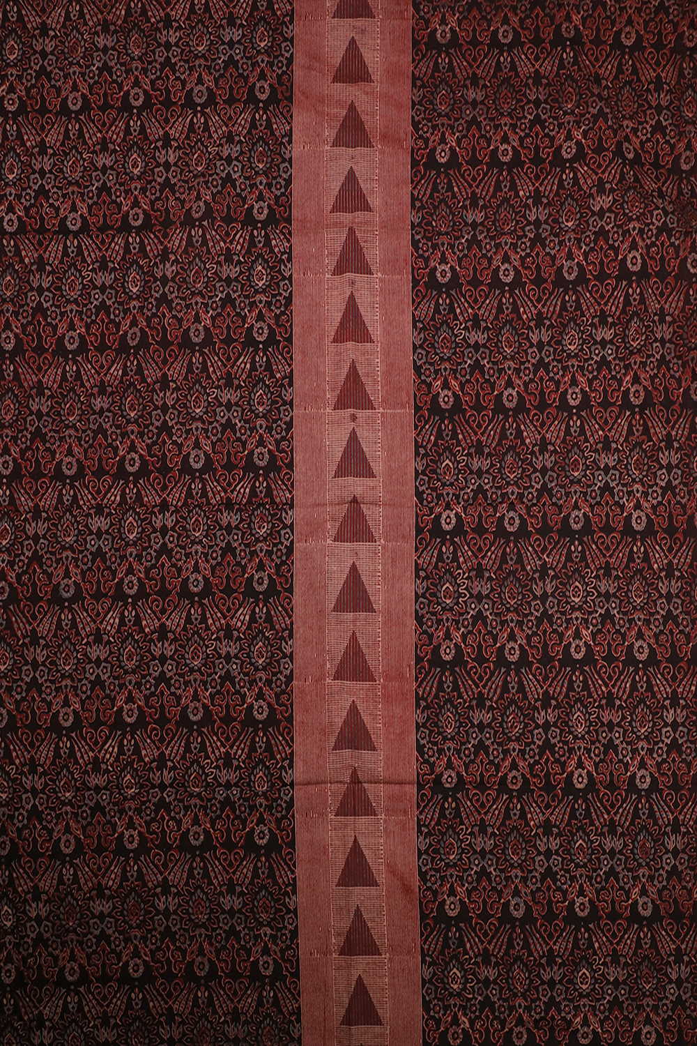 Intricate Design - Maroon Ajrak Cotton Suit - Image 3