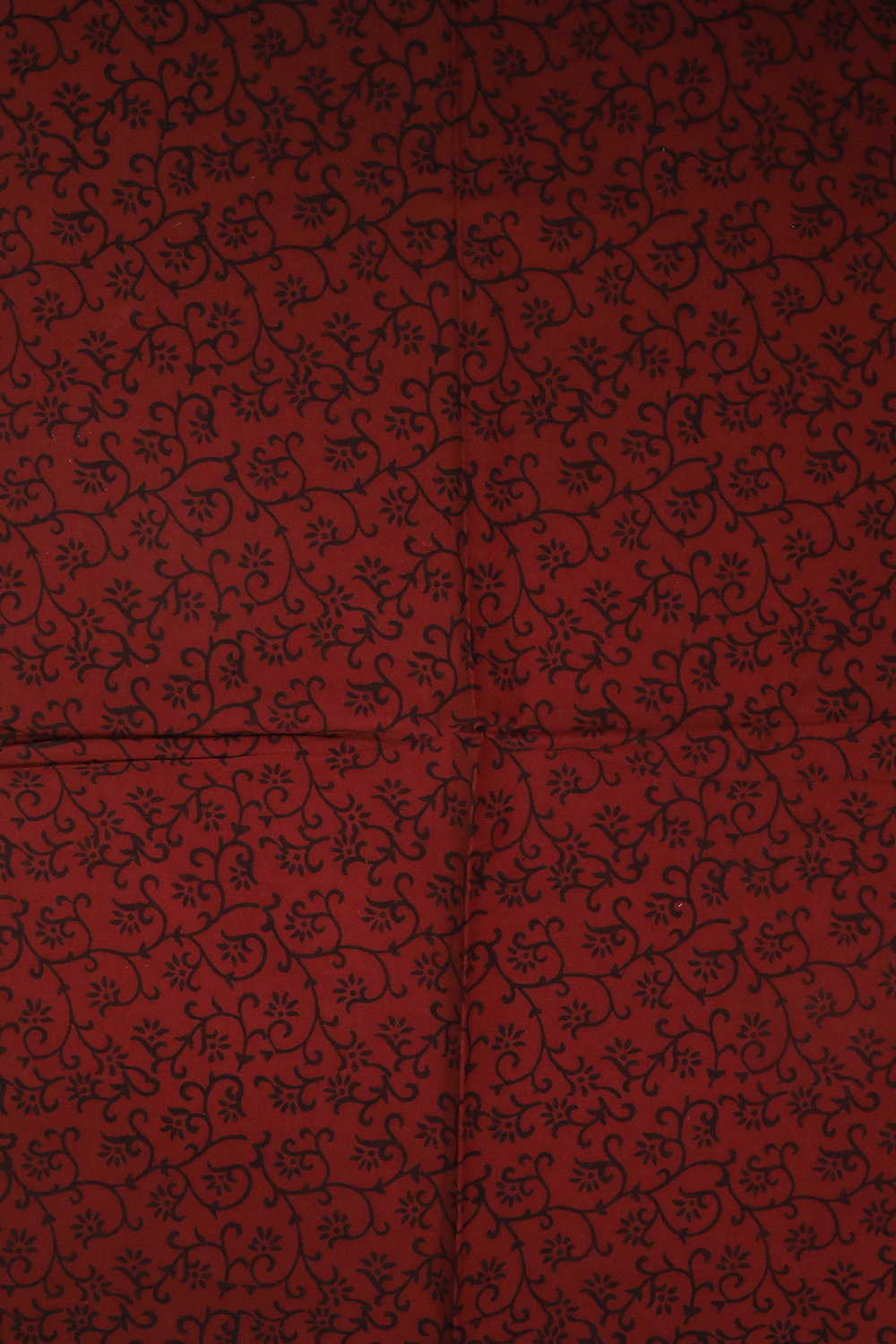 Intricate Design - Maroon Ajrak Cotton Suit - Image 4