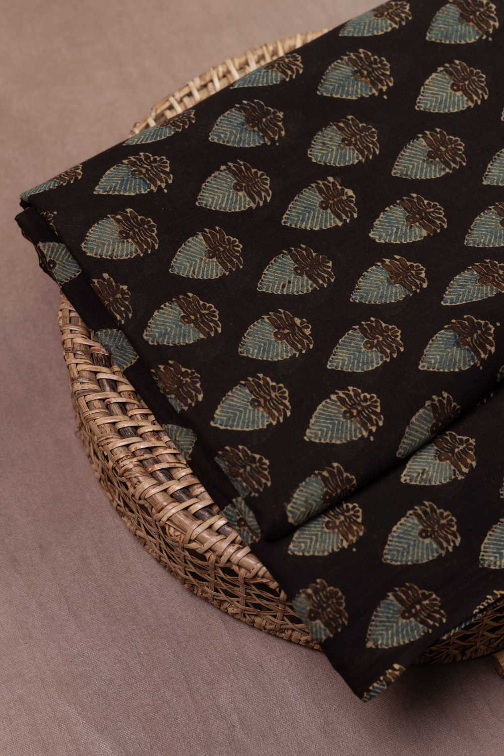 Motifs Ajrak Mul Cotton Fabric