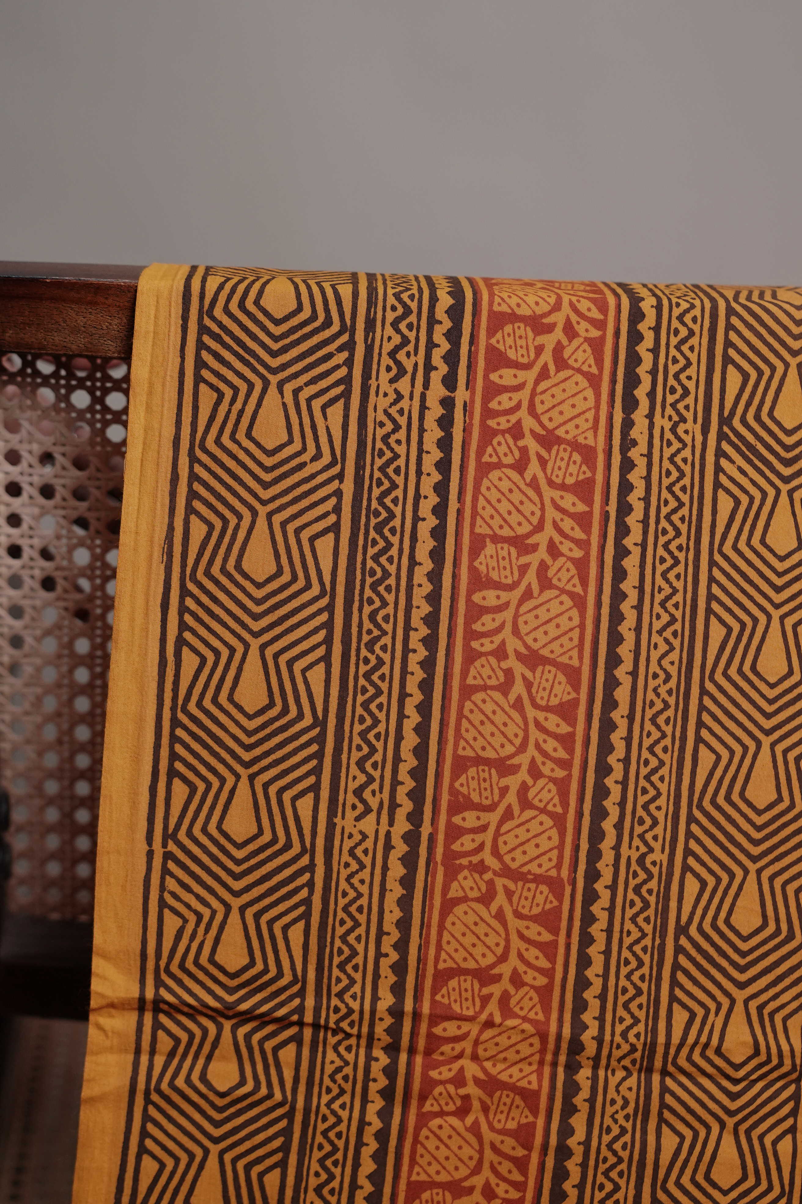 Patterned Bagh Cotton Fabric - Image 3