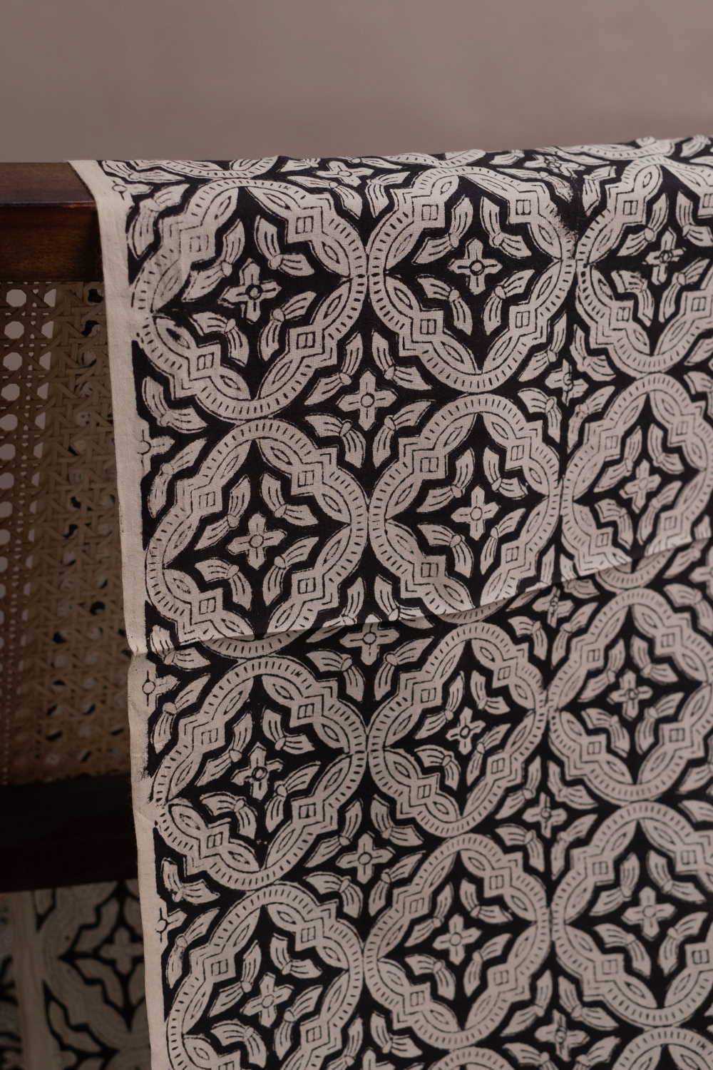 Intricate Design Bagru Cotton Fabric - Image 2