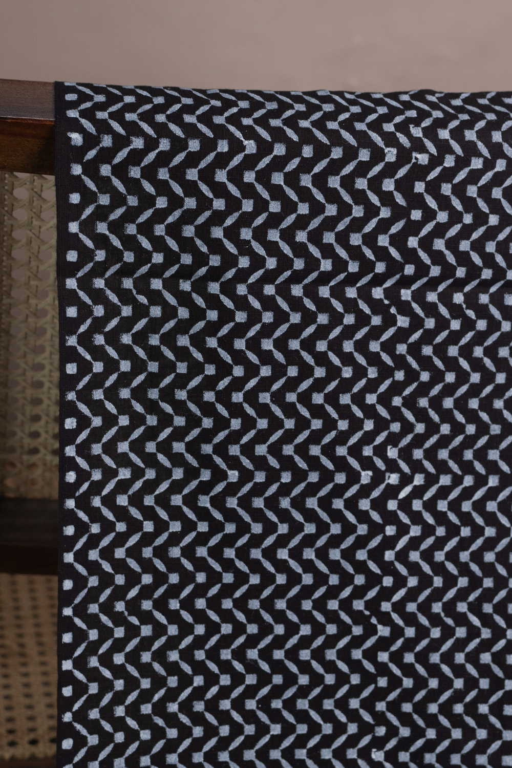 Chevron Design Bagru Cotton Fabric