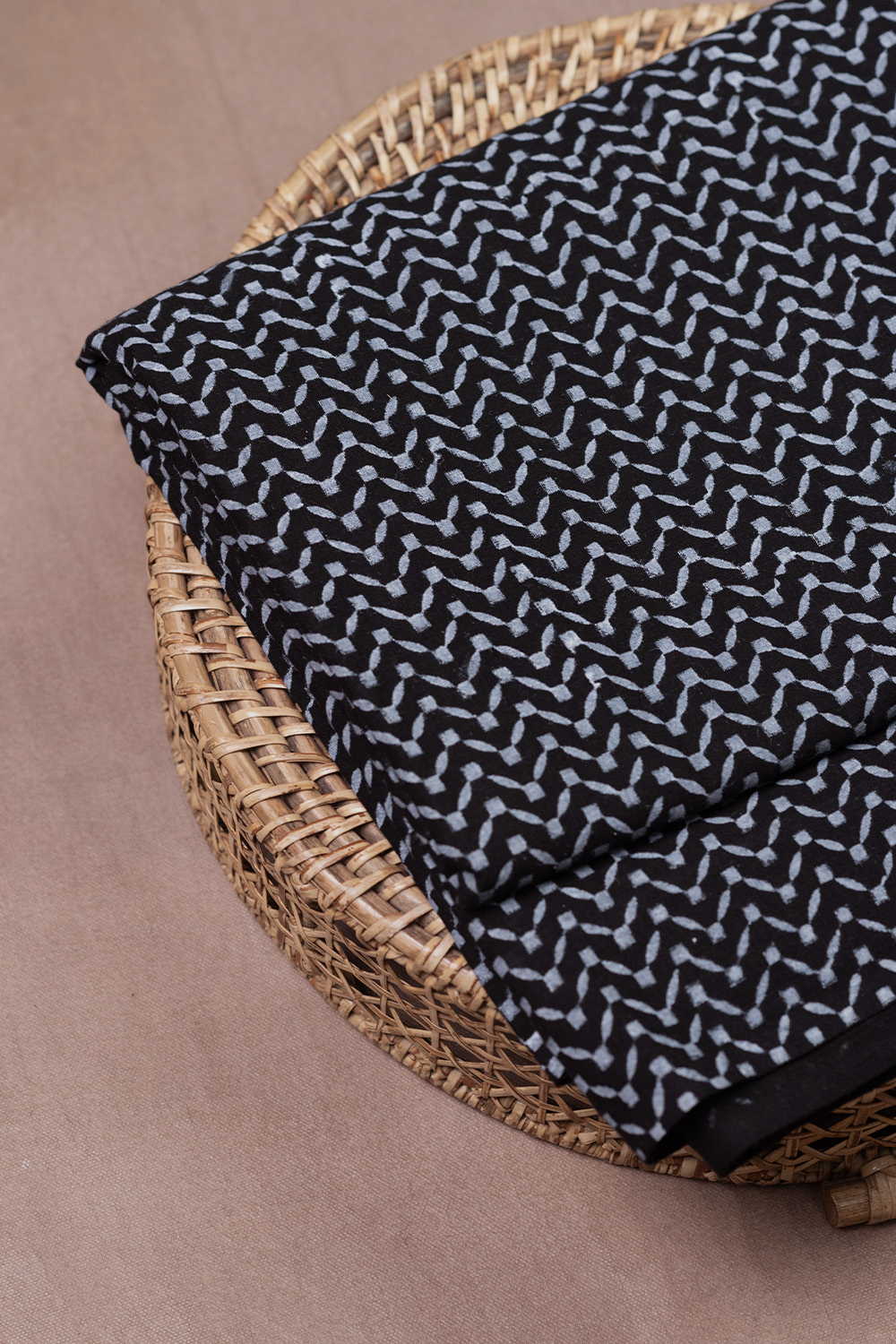 Chevron Design Bagru Cotton Fabric - Image 2