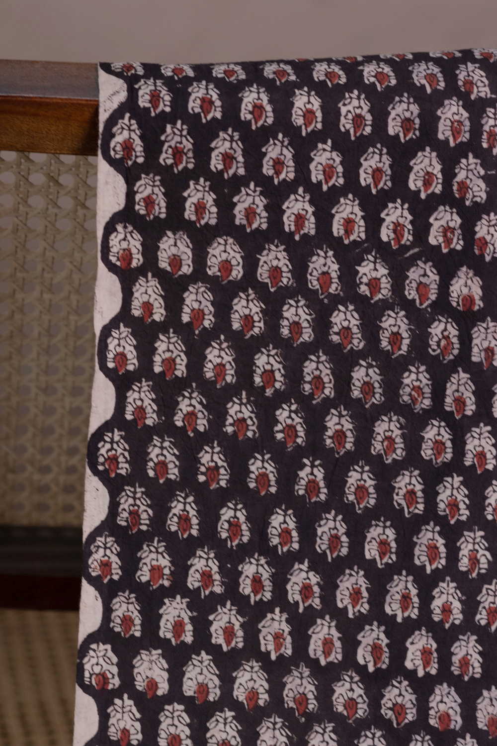 Little Butta - Black Bagru Cotton Fabric