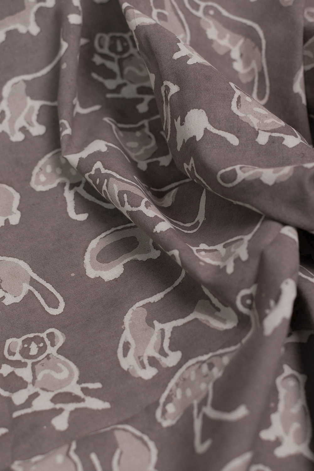 Aussie Wildlife Dabu Cotton Fabric - Image 3