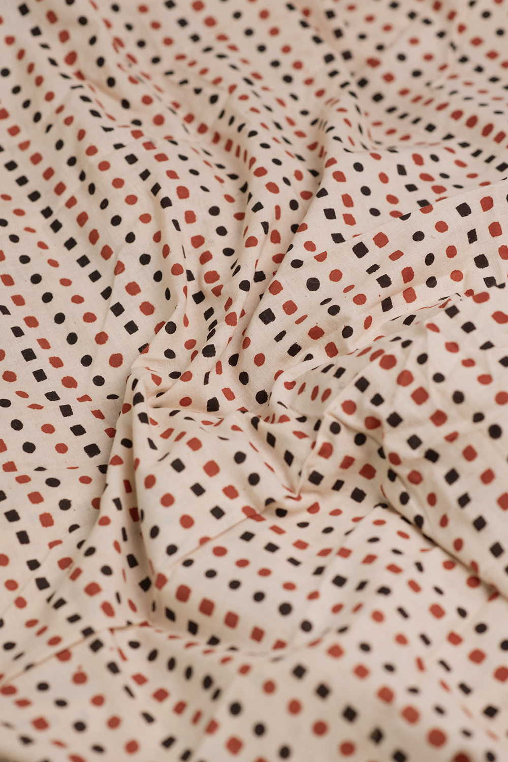 Dot Matrix Bagru Cotton Fabric - Image 3