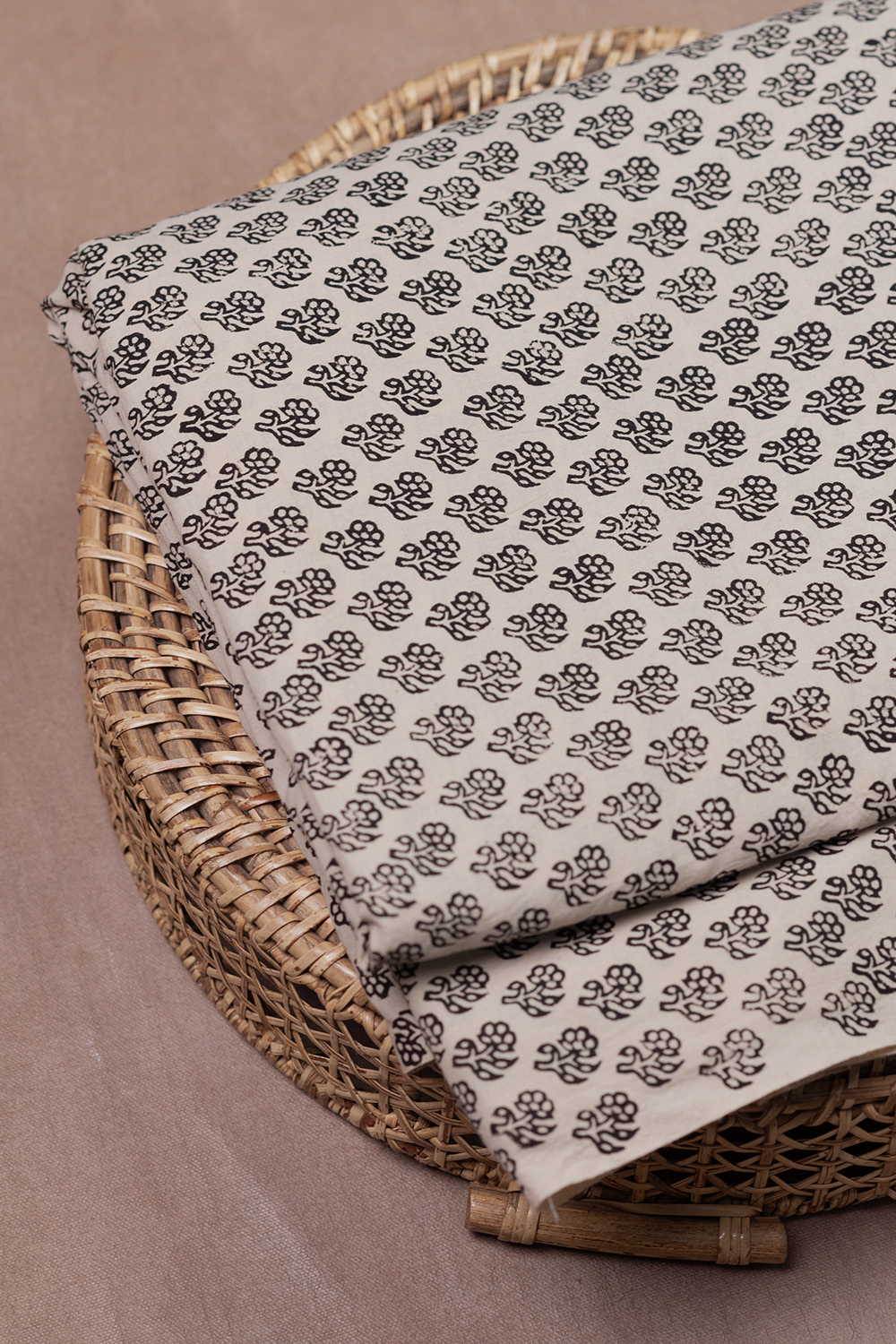 Mini Bloom Bagru Cotton Fabric