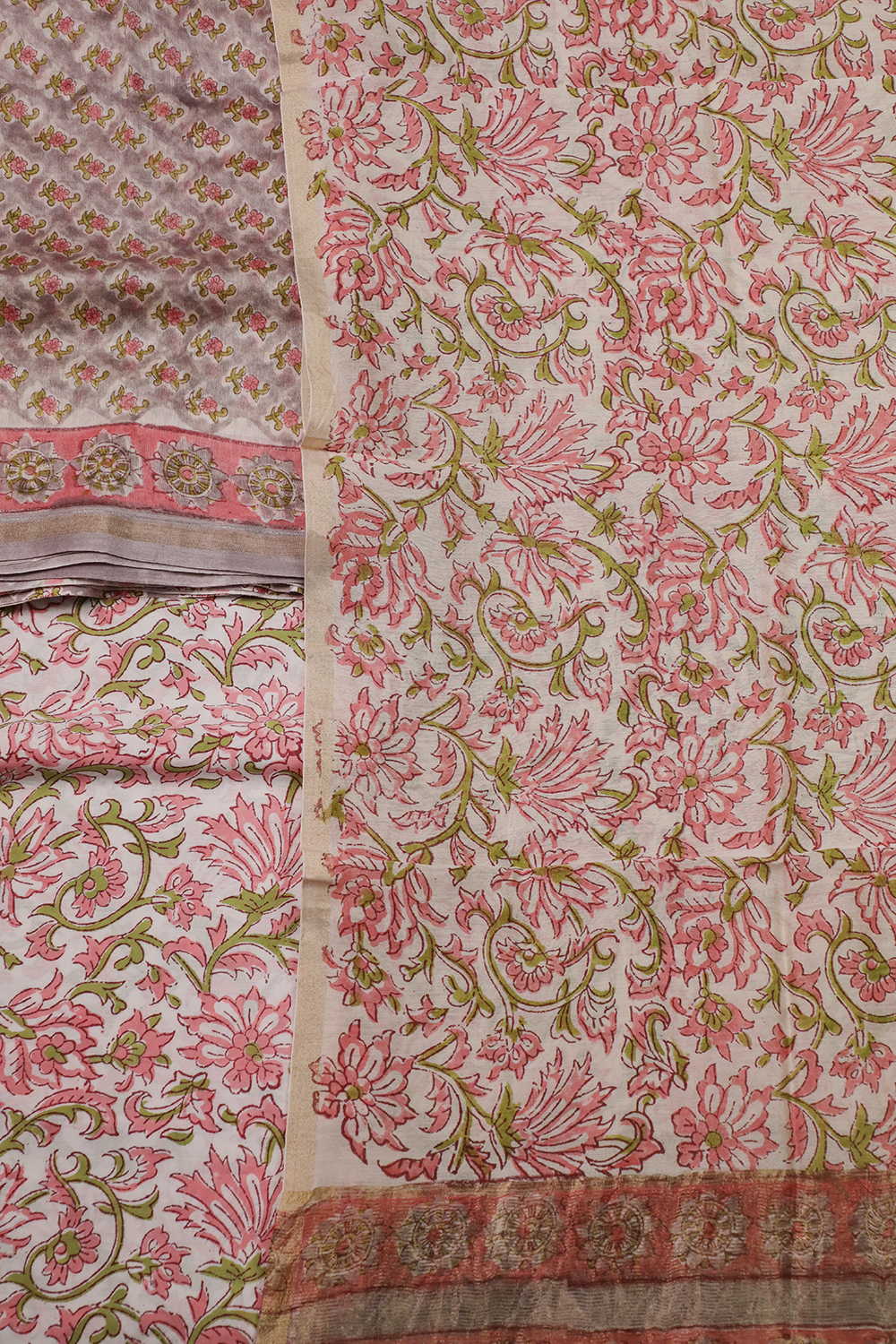 Little Motifs Block Printed Chanderi Suit - Image 2