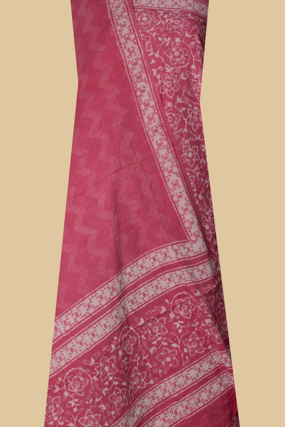 Floral Garden Block Printed Cotton Suit - Image 2