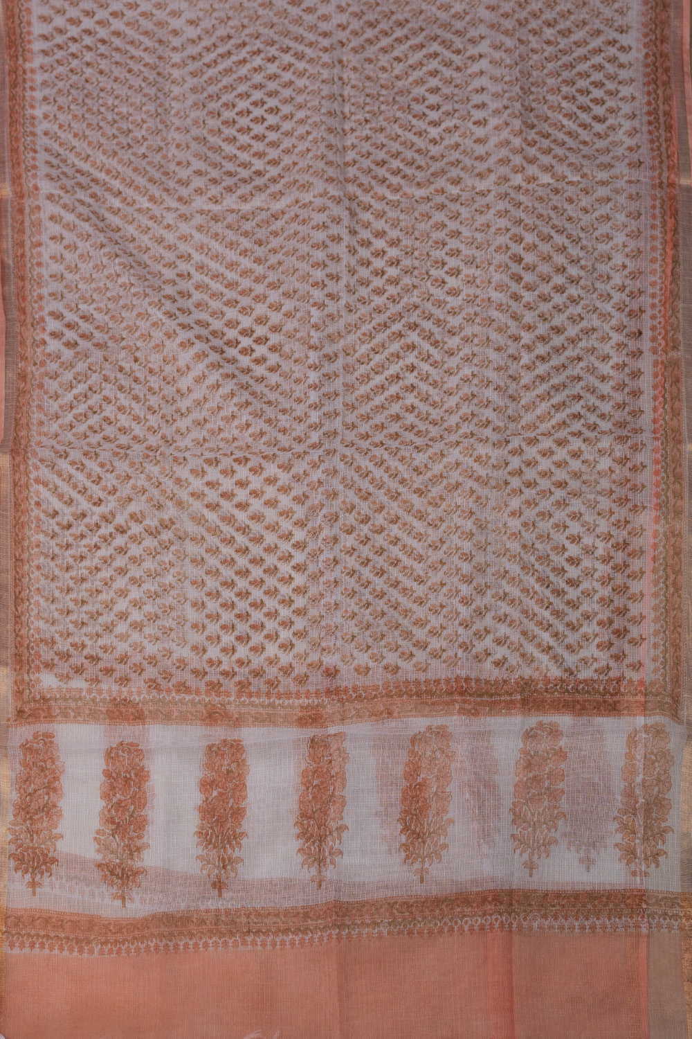 Tiny Florets - Cream Kota Cotton Dupatta - Image 3