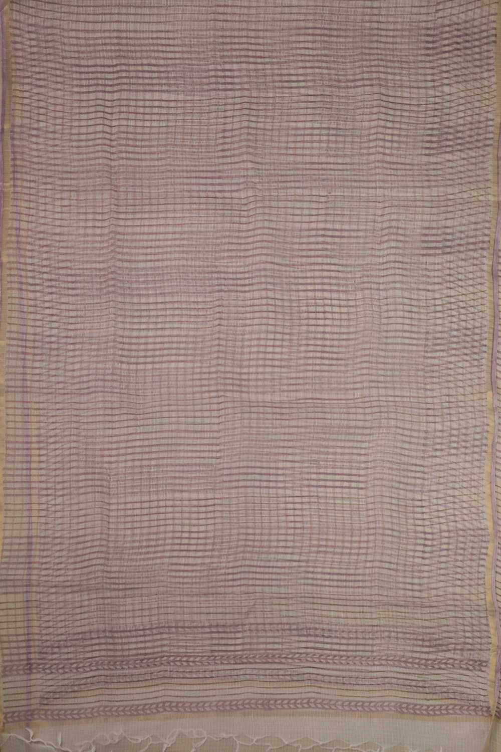 Horizonal Lines - Block Printed Kota Cotton Dupatta - Image 4