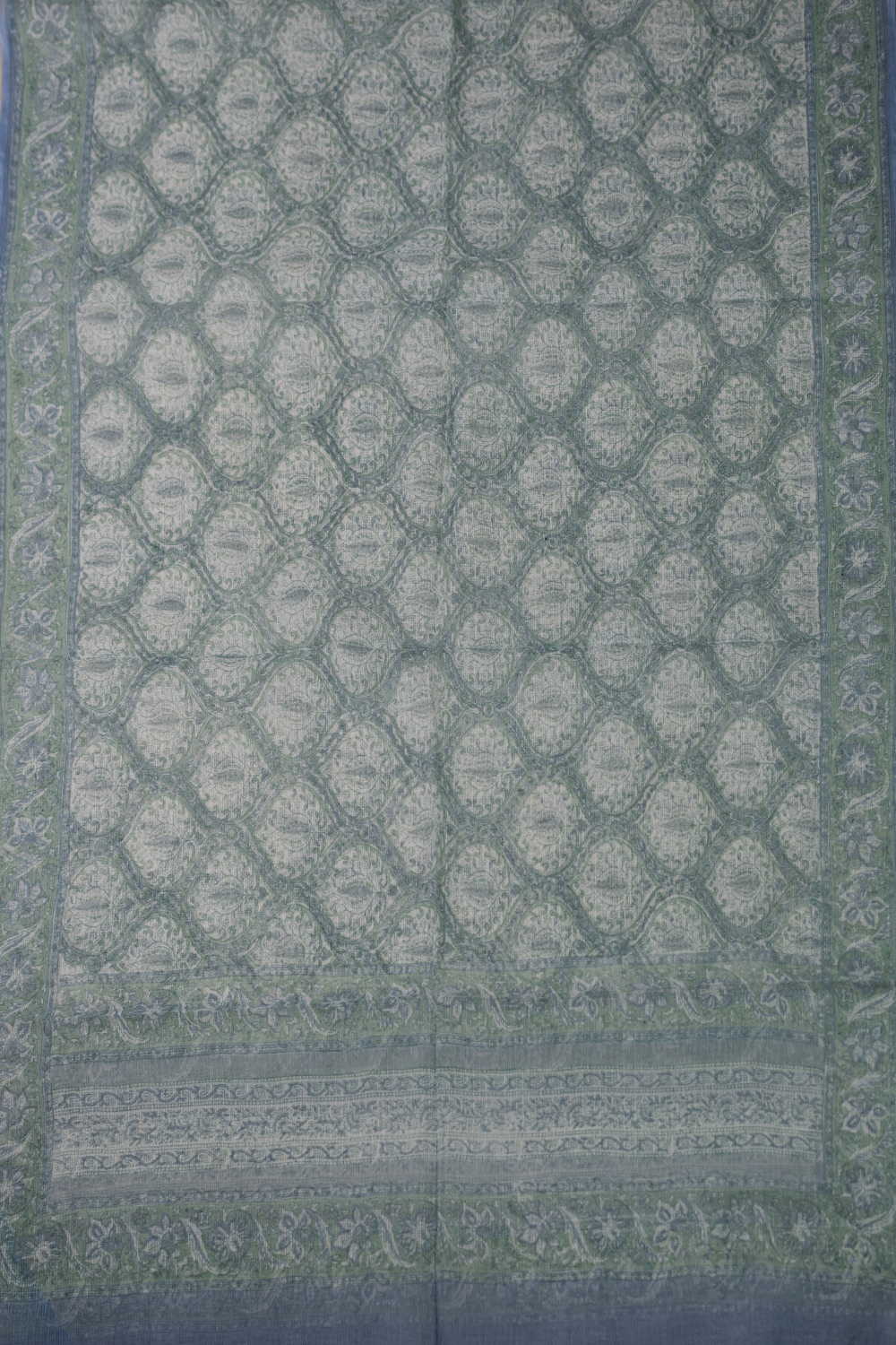 Patterned Design Block Printed Kota Cotton Dupatta - Image 3