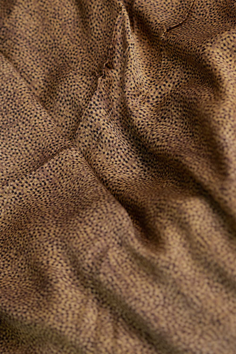 Tiny Dots Pattern Block Printed Modal Silk Fabric