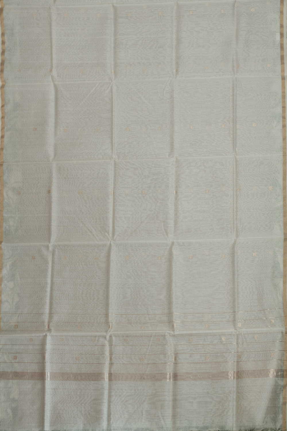 Ivory Cream Chanderi Silk Cotton Dupatta - Image 3