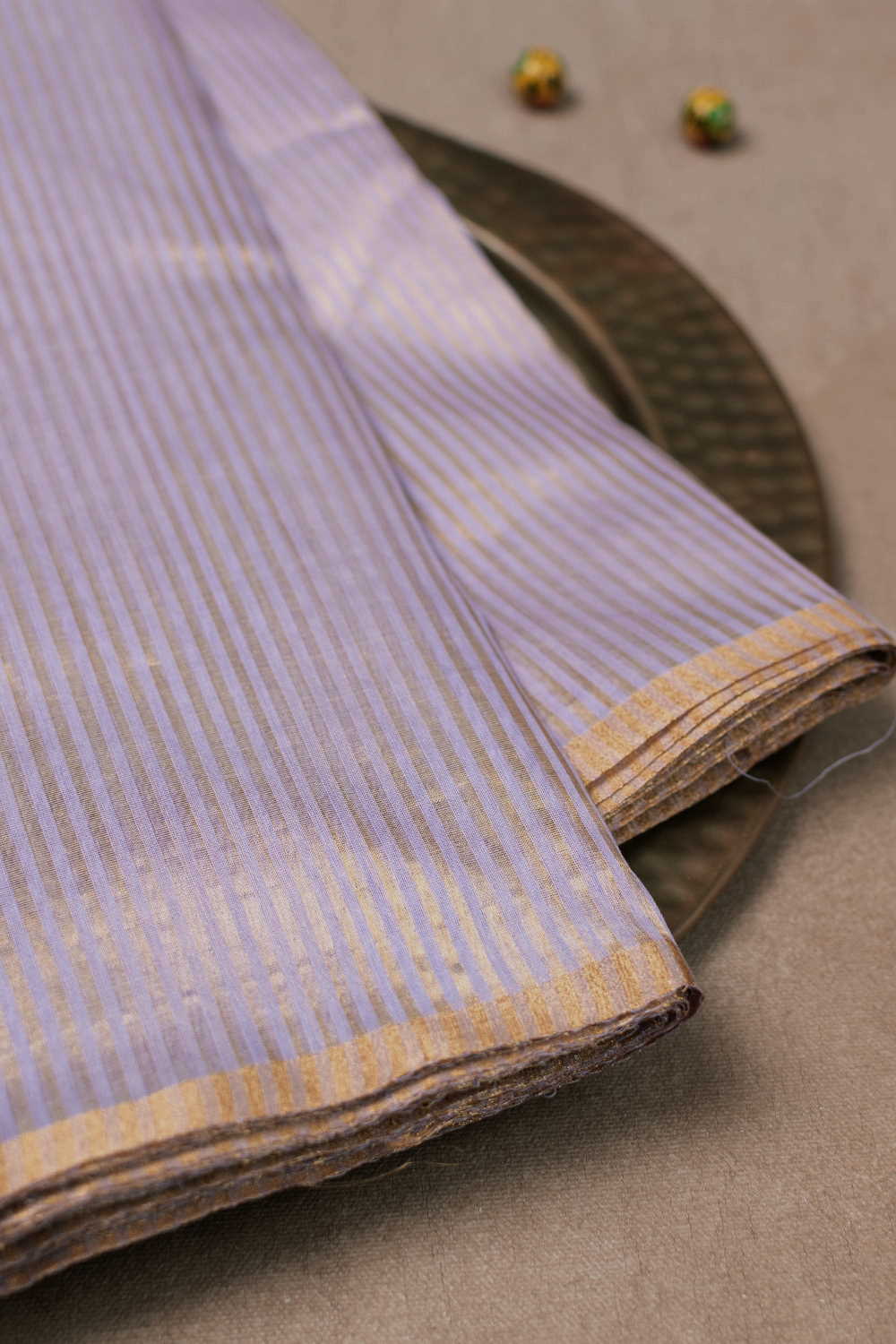 Lavender Chanderi Silk Cotton Fabric