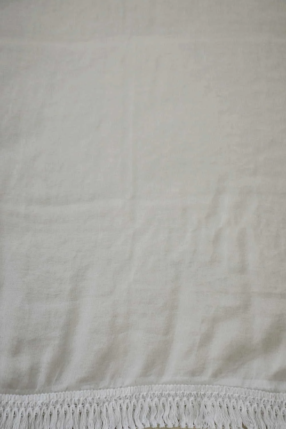 Cream Floral on Green Chikankari Cotton Full Suit - Image 6