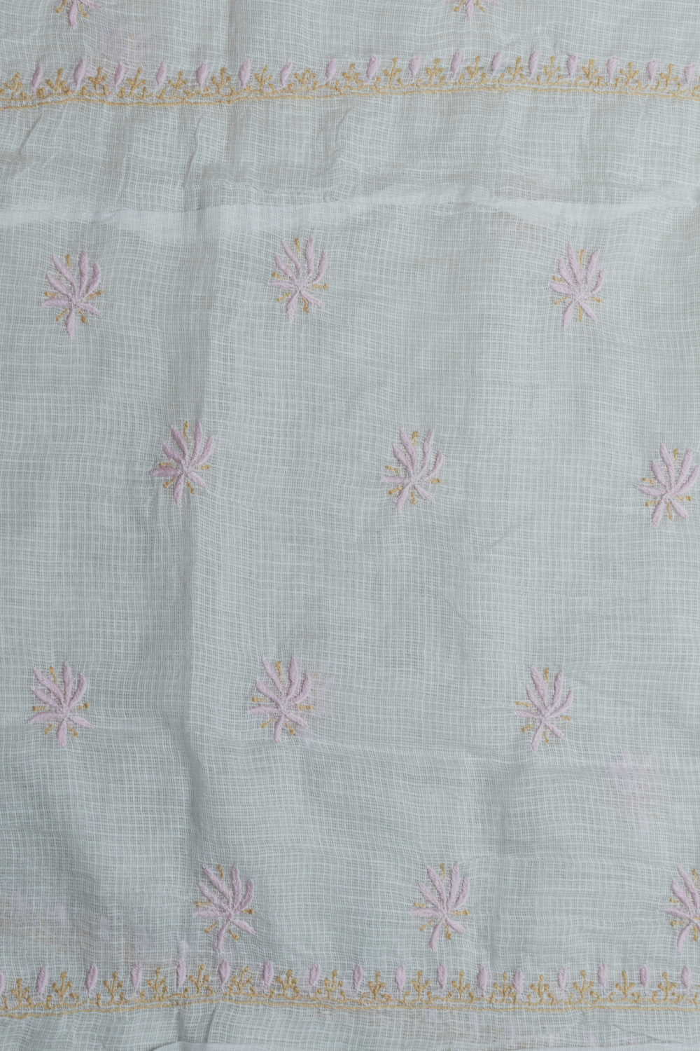 Daisy Chikankari Kota Cotton Top & Dupatta - Image 4