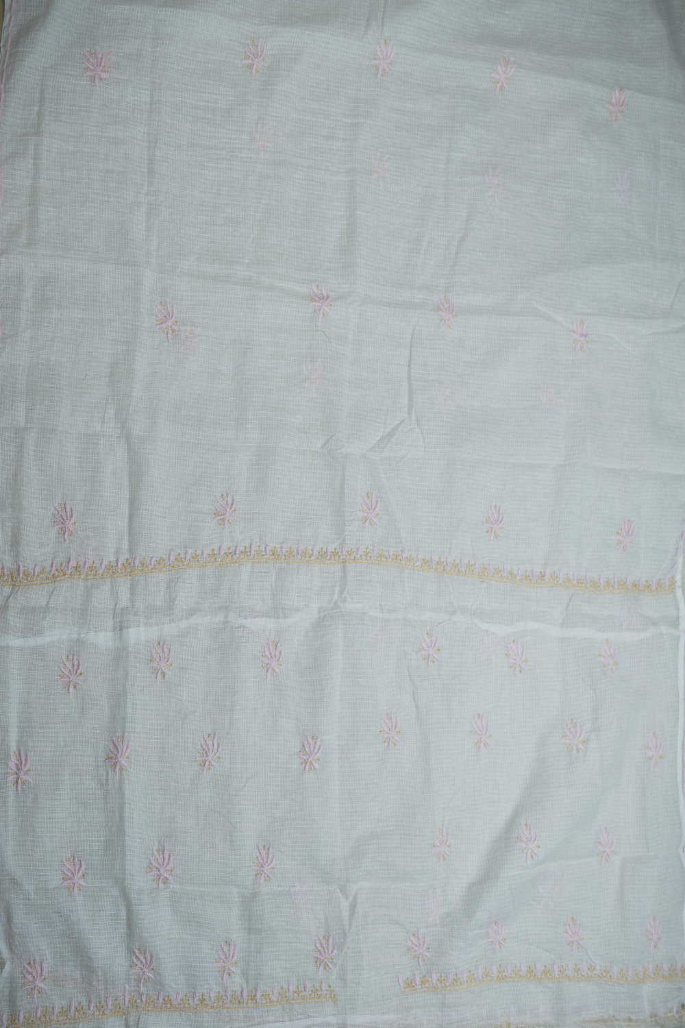 Daisy Chikankari Kota Cotton Top & Dupatta - Image 5