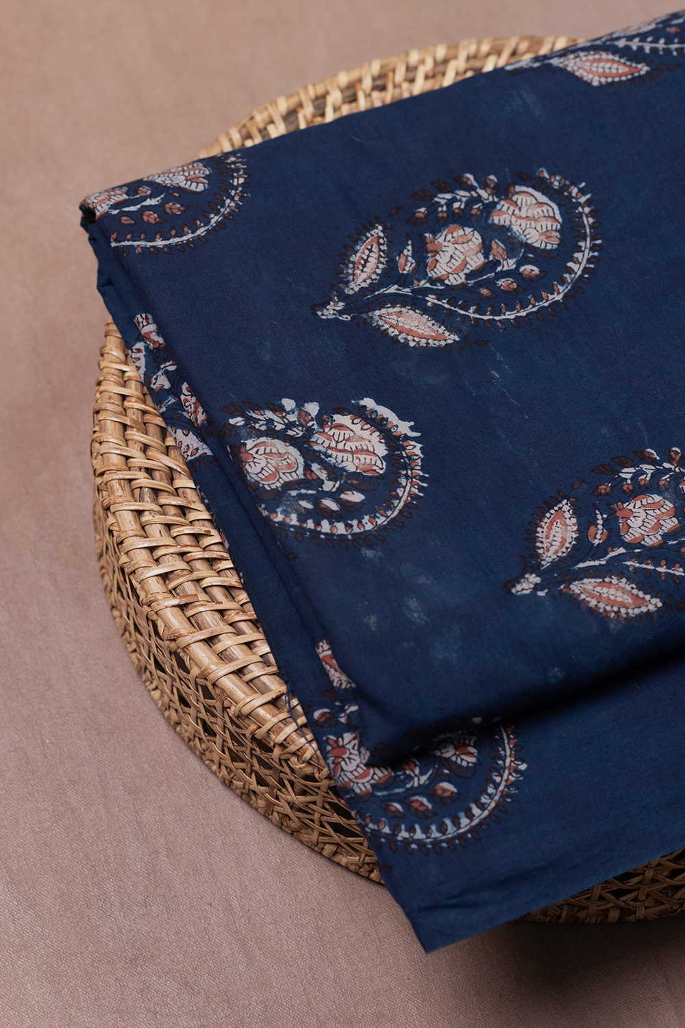 Big Butta - Indigo Dabu Cotton Fabric