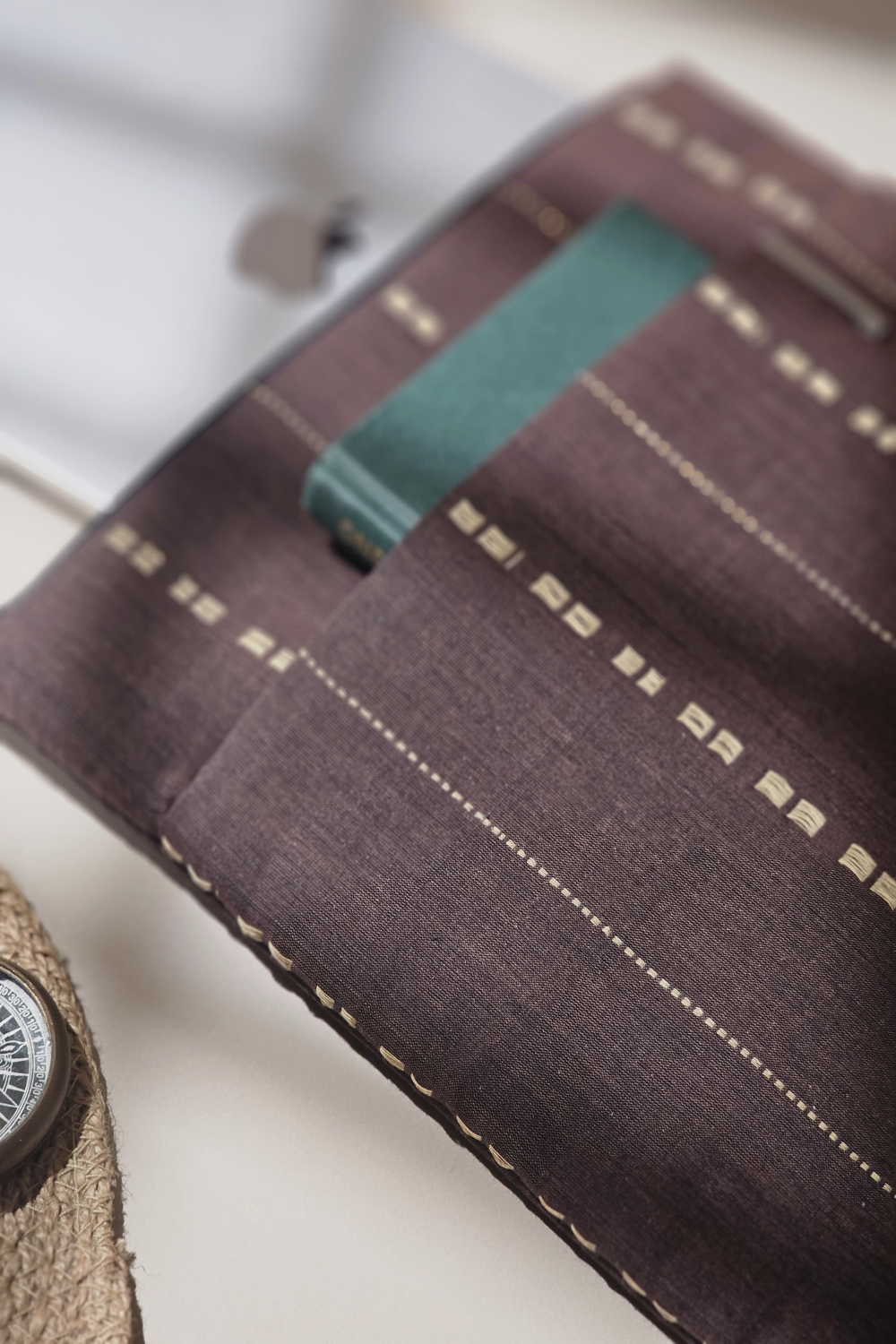 Handwoven Cotton Laptop Sleeve Cover – 15 x 11.5 Inches - Image 2