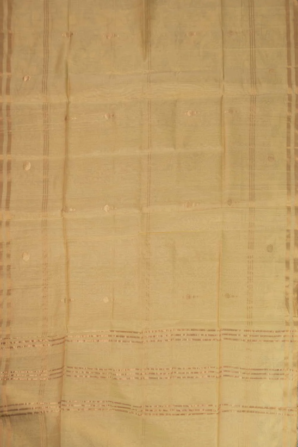 Shimmer - Yellow Tissue Chanderi Dupatta - Image 3