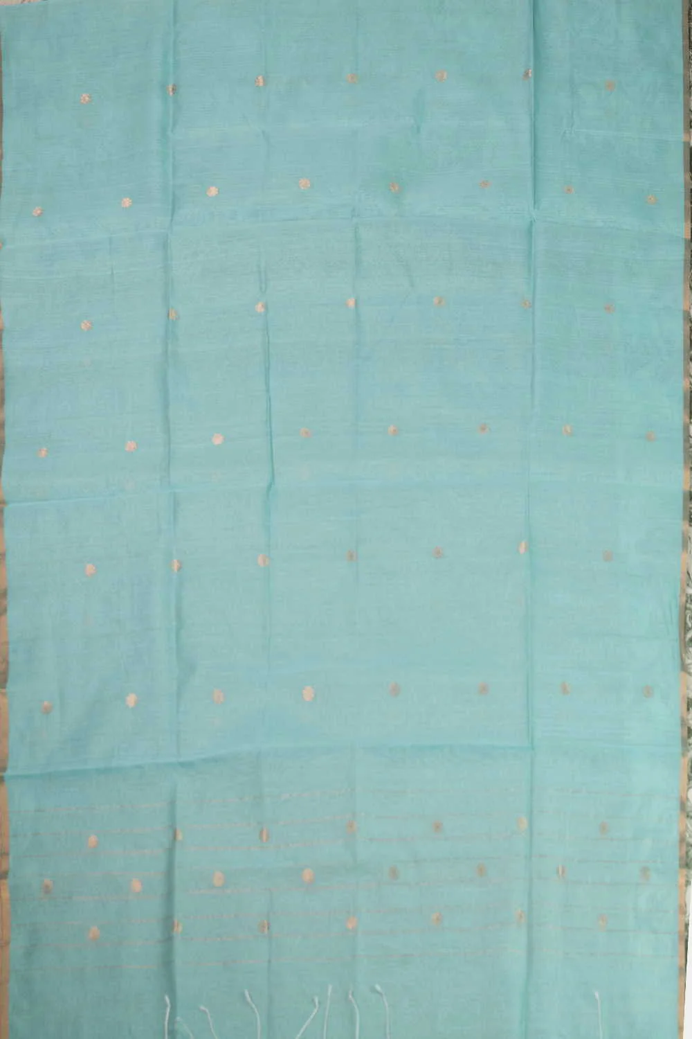 Seafom Green Chanderi Silk Cotton Dupatta - Image 3