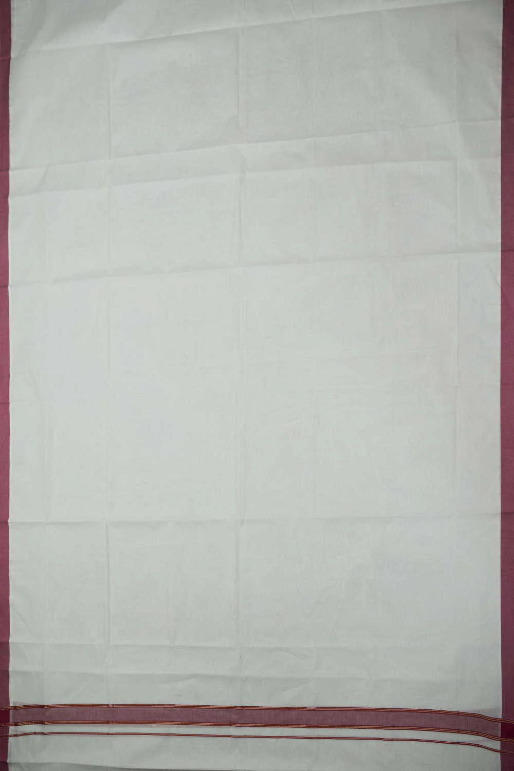 Cream Handwoven Cotton Dhoti with Printed Kalamkari Shirt - Image 3