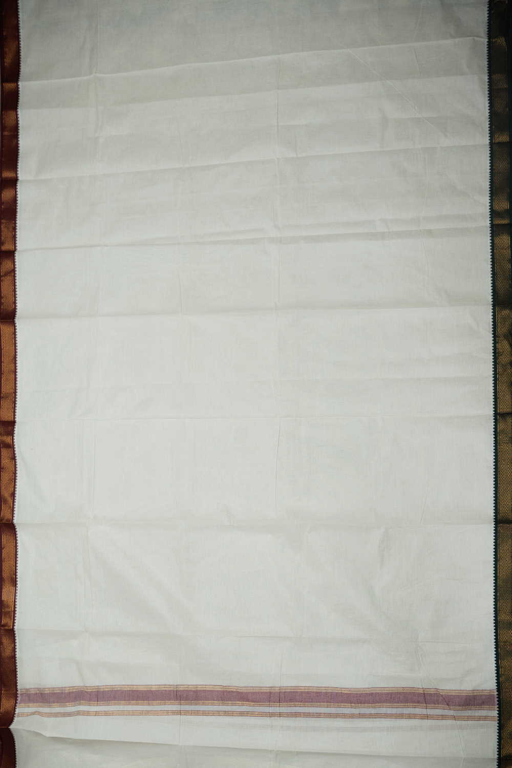 Cotton Dhoti With Indigo Ajrak Cotton Shirt - Image 4