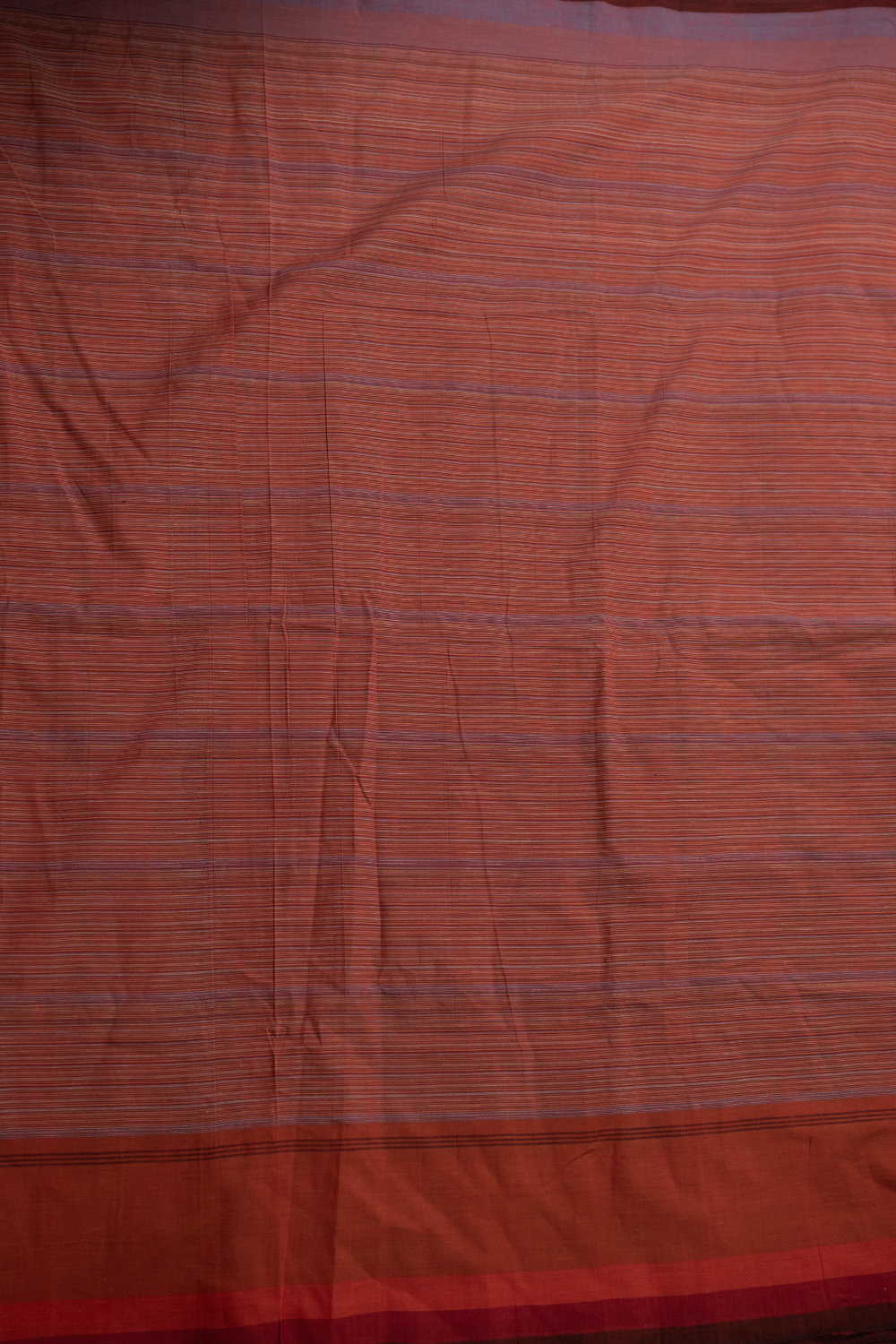 Multi-Color Stripes Handwoven Cotton Fabric - Image 3