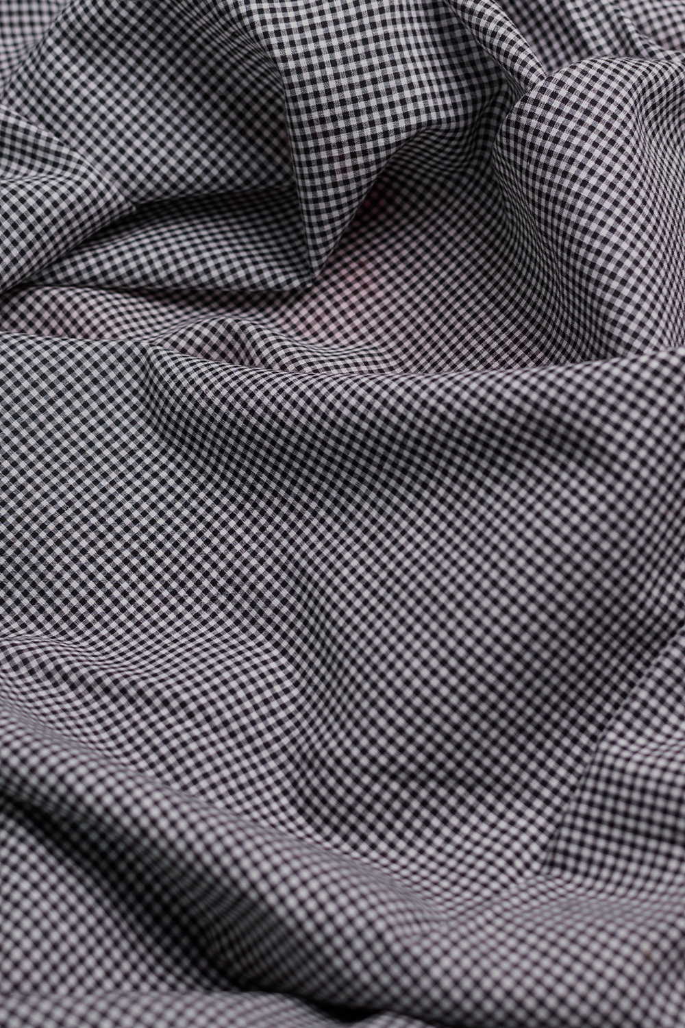 Mini Checks Handwoven Cotton Fabric - Image 2