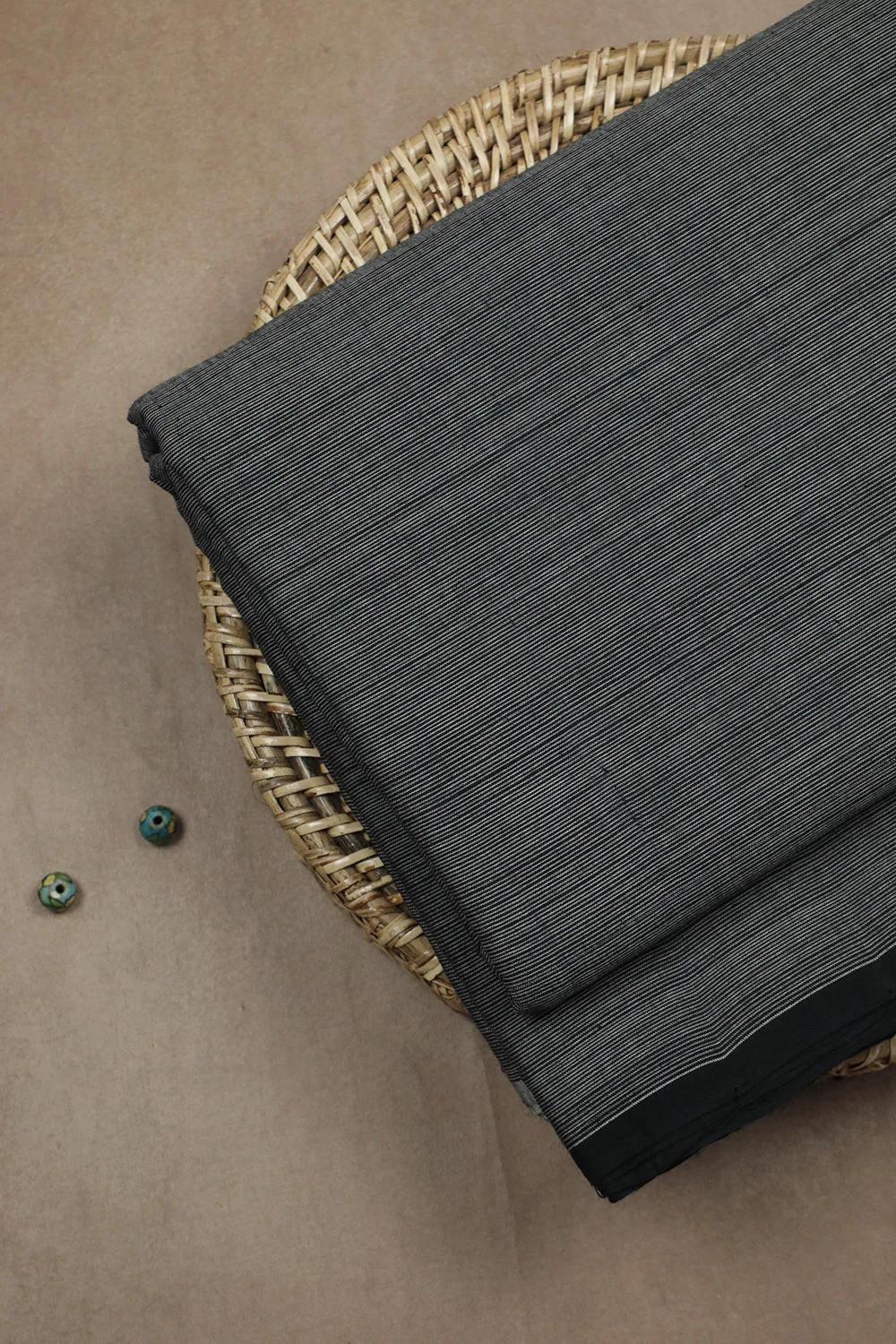 Pin Striped Handwoven Cotton Fabric