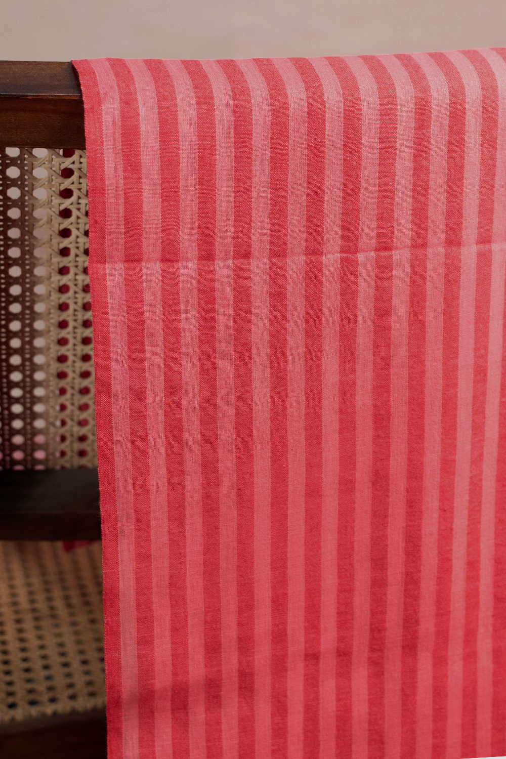Pin Stripes Handwoven Cotton Fabric