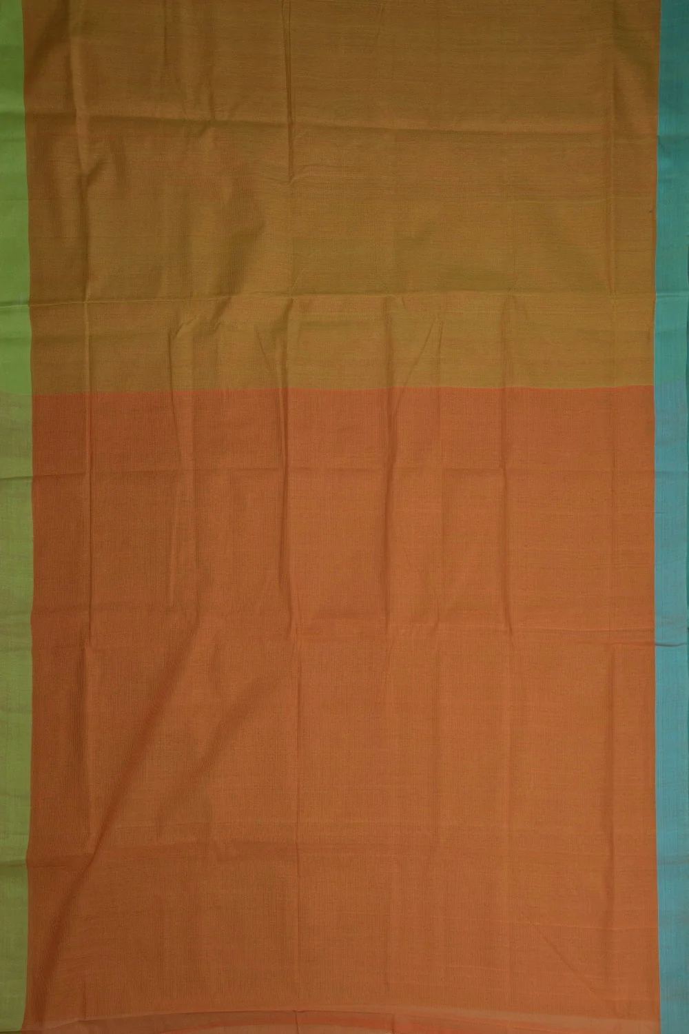 Yellow Handwoven Cotton saree - Image 2