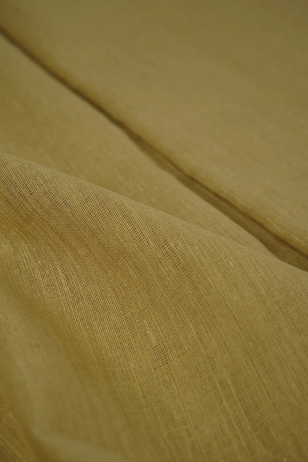 Sandcastle Beige Handspun Kuppadam Bordered Fabric - Image 2