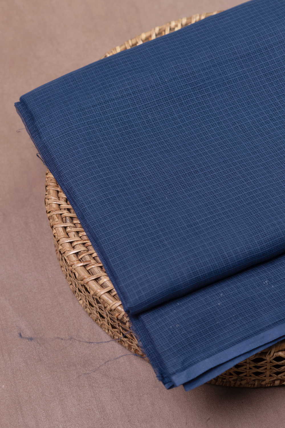Denim Blue Kota Cotton Fabric