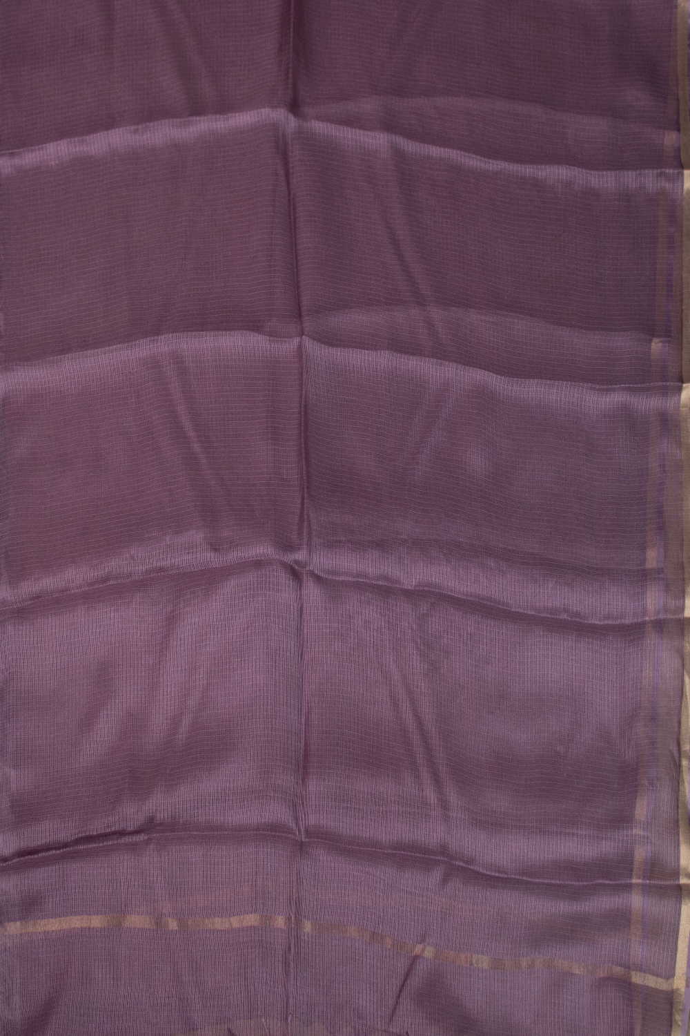 Pastel Purple Kota Silk Dupatta - Image 3