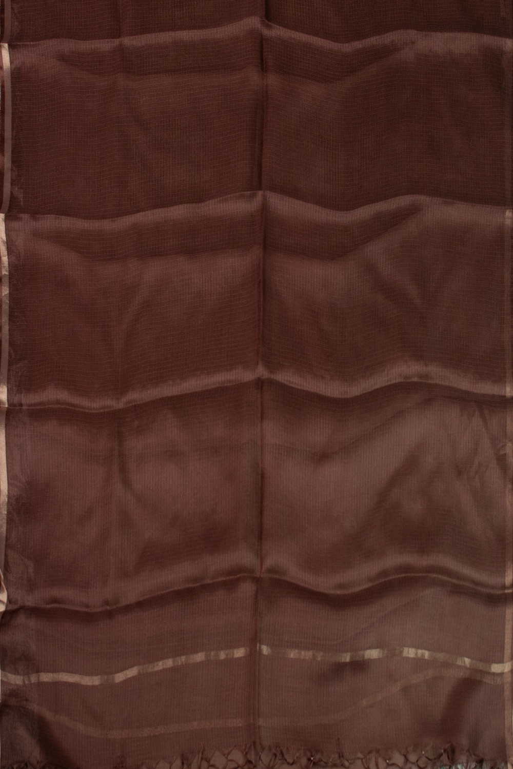 Coco Brown Kota Silk Dupatta - Image 3