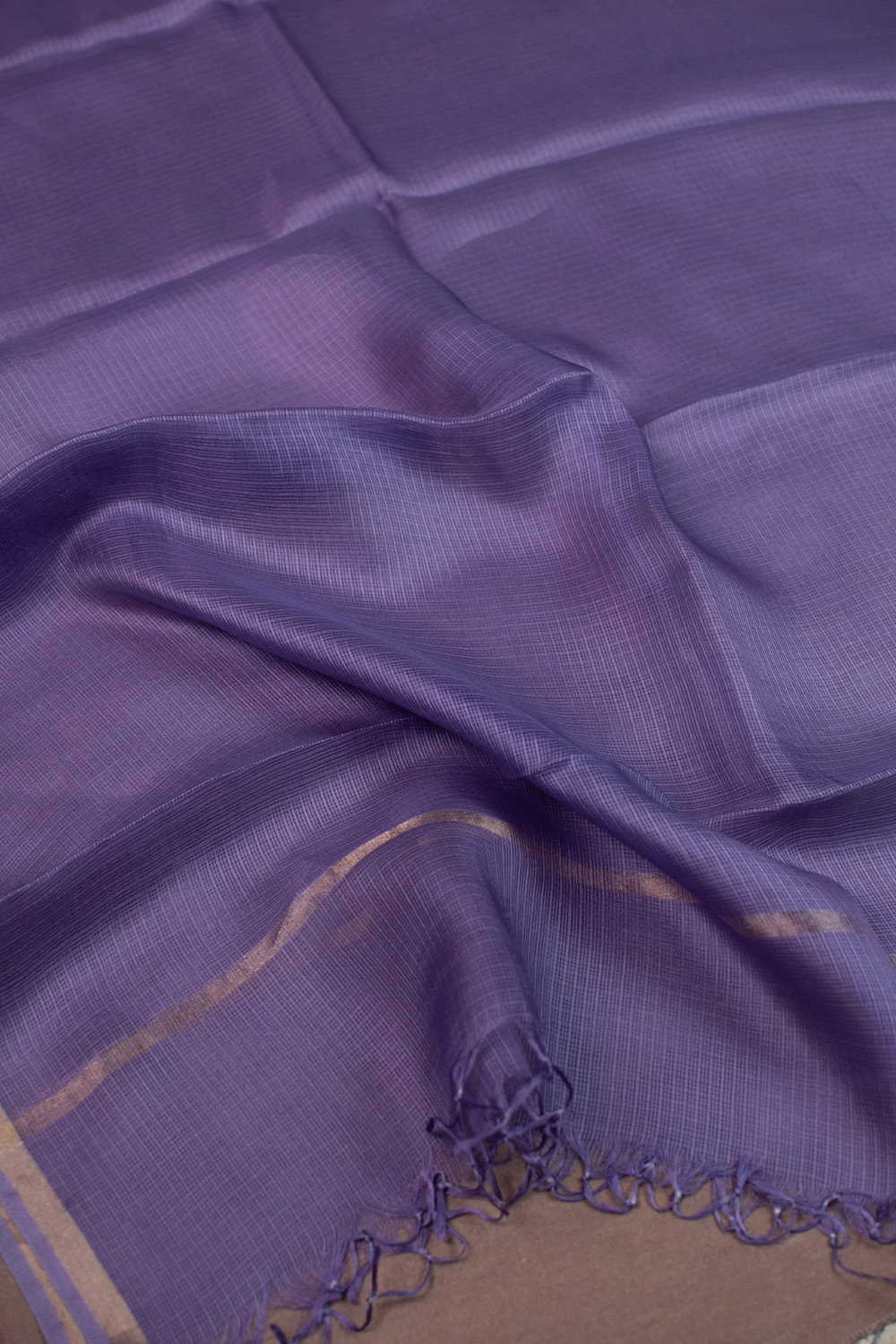 Lilac Purple Kota Silk Dupatta