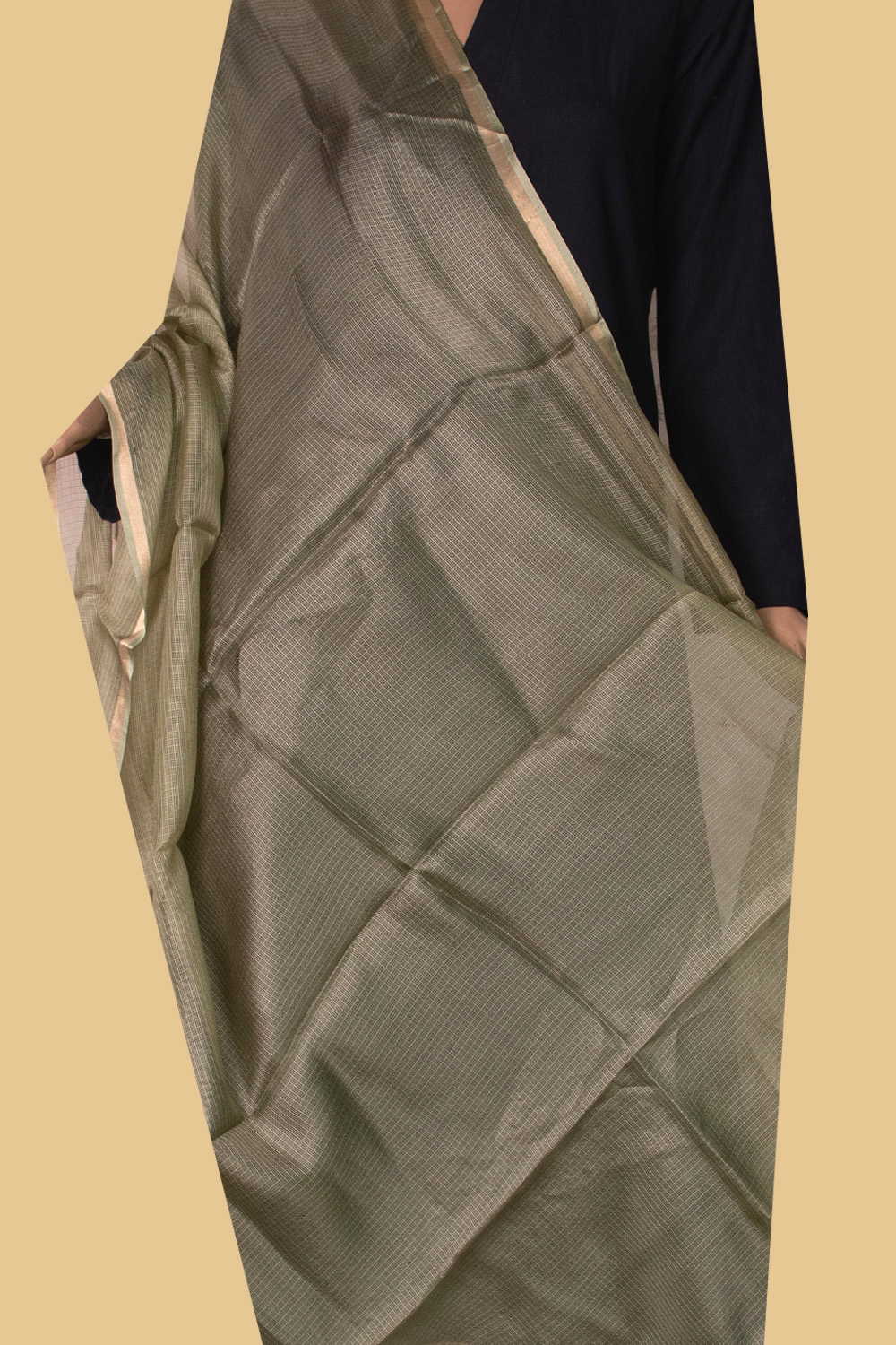 Baby Green Kota Silk Dupatta