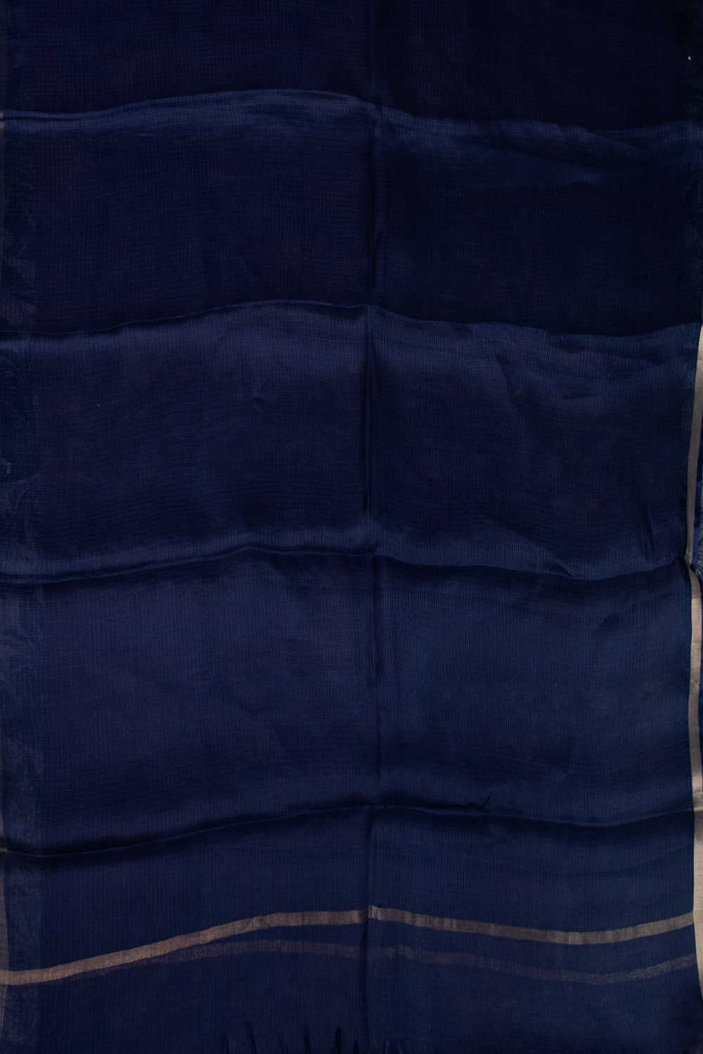Darker Blue Kota Silk Dupatta - Image 3
