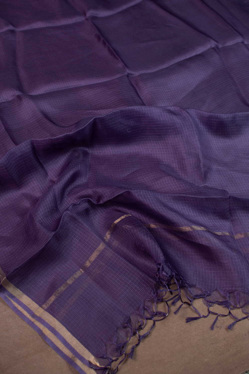 Purple Kota Silk Dupatta