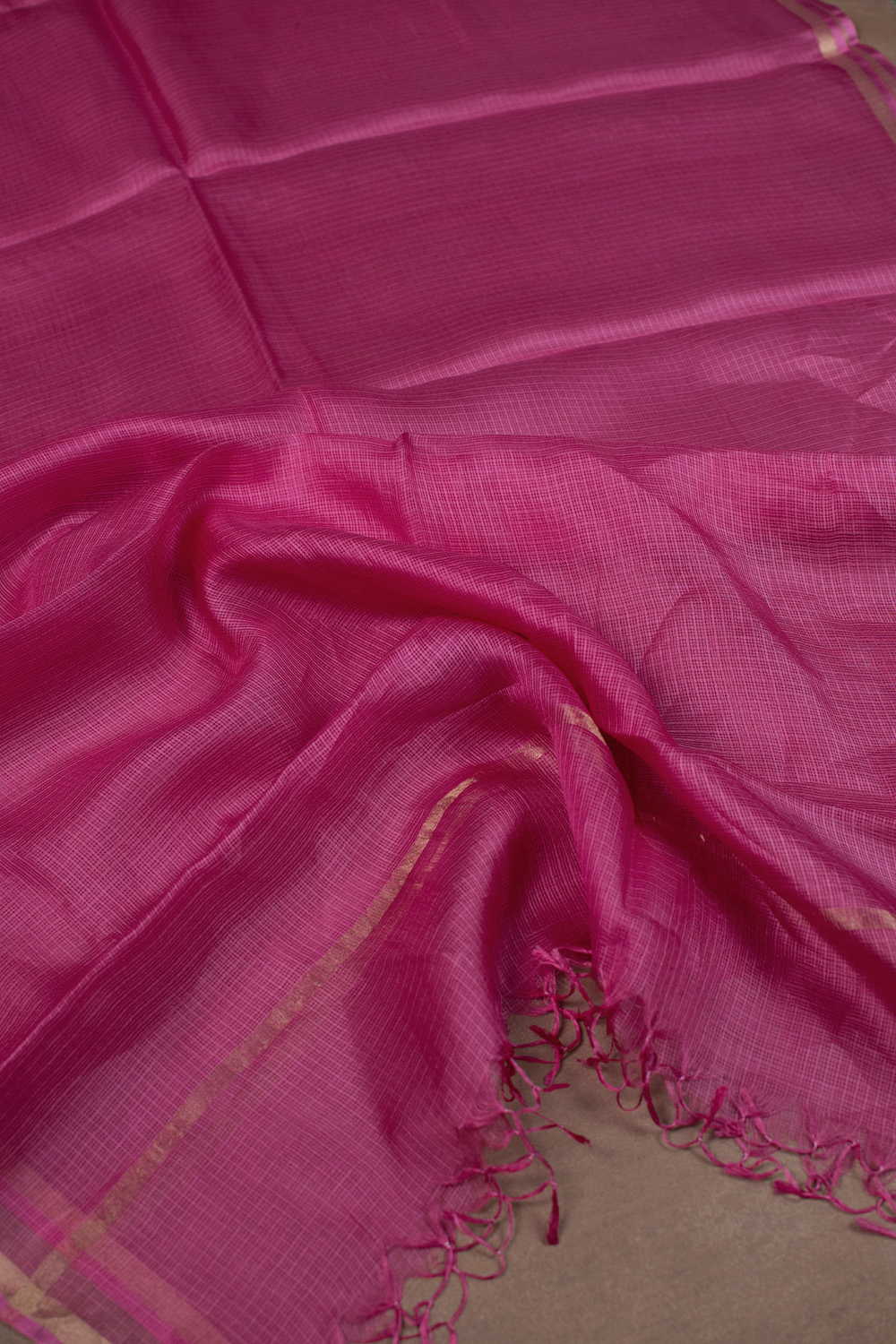 Pink Kota Silk Dupatta