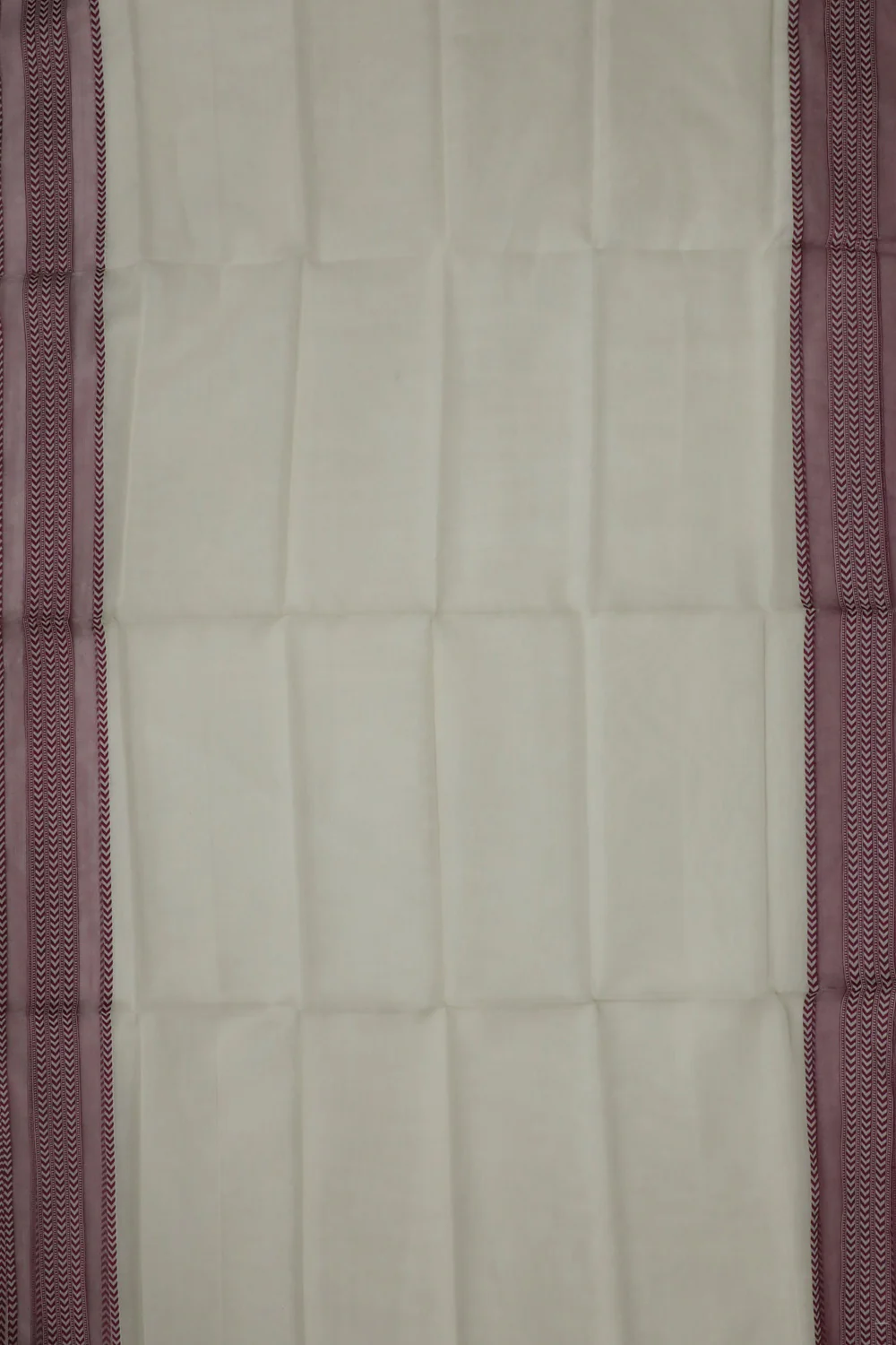 Off-White with Pink Maheshwari Silk Cotton Dupatta - Image 3