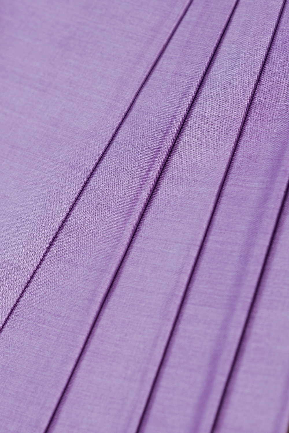 Iris Purple Handwoven Tussar Silk Fabric - Image 2