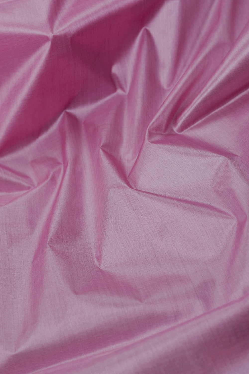 Baby Pink Handwoven Tussar Silk Fabric - Image 4